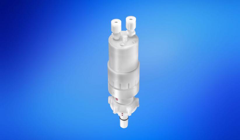 QC-M Dispense Heads with integrated membrane pump
